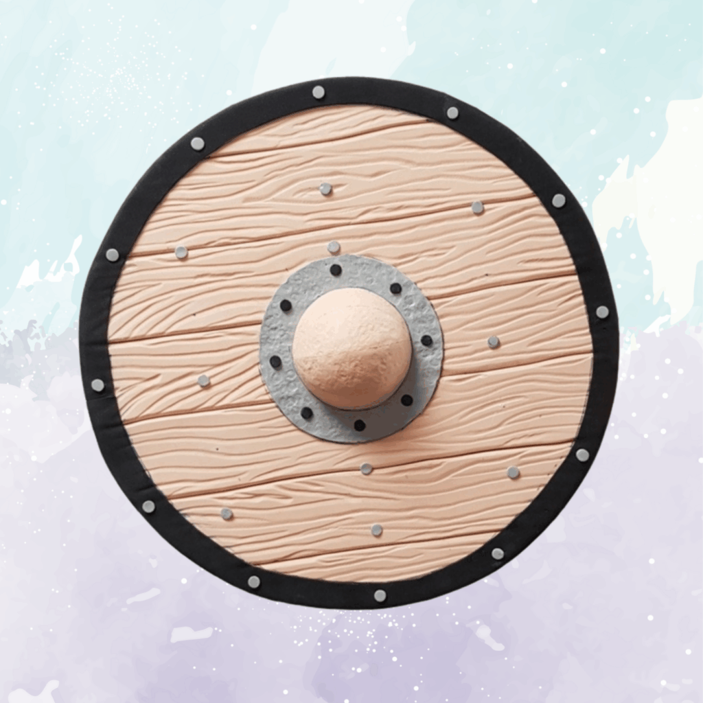 Afbeelding basic viking shield workshop